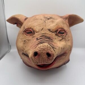 Severed Pig Head Full Mask Large Frightening and Terrifying